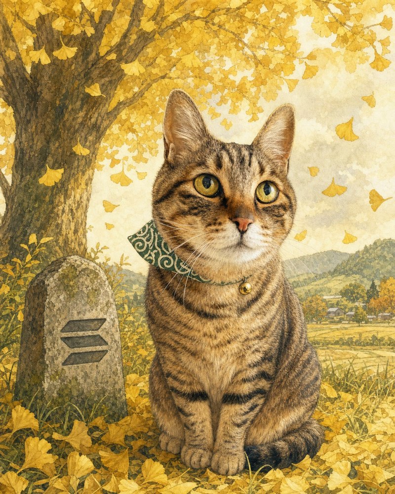 Ginnan under the ginkgo tree