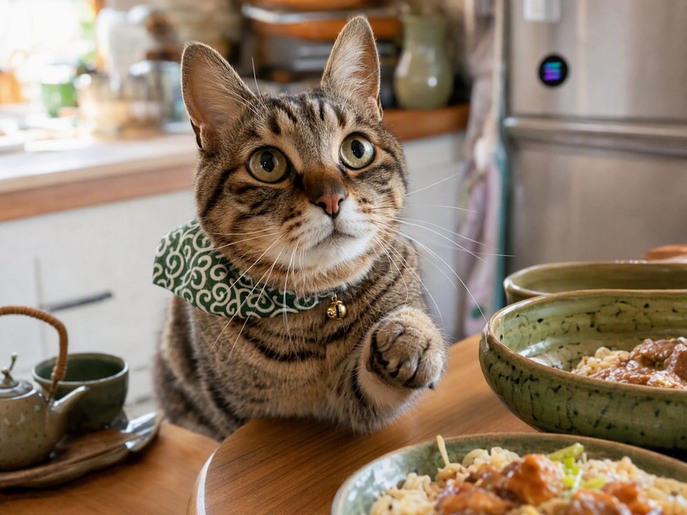 Ginnan demanding dinner